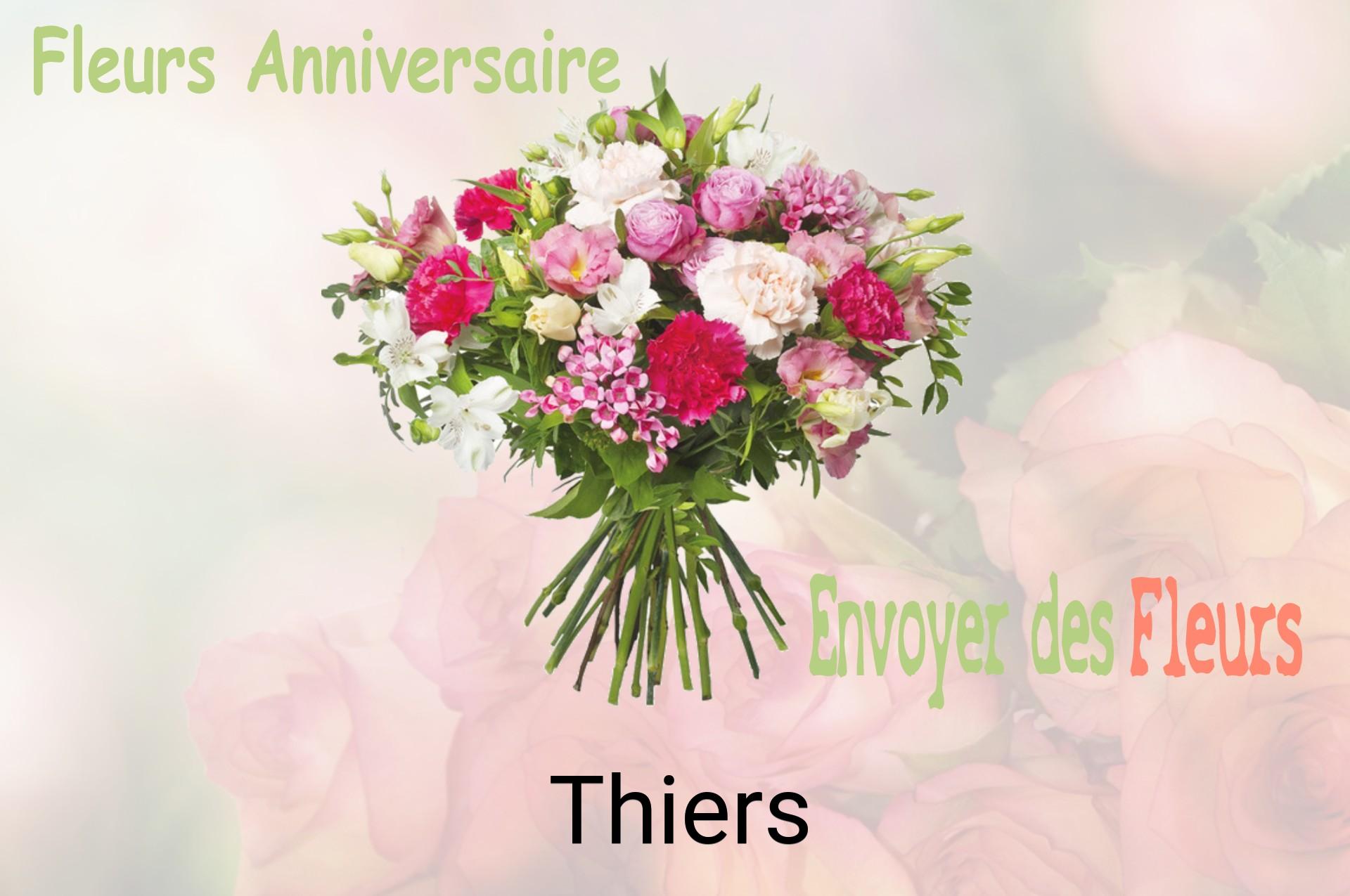 Bouquet de fleurs d’anniversaire livré à Thiers